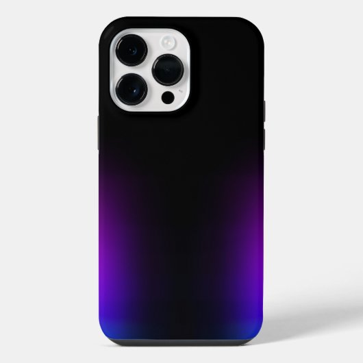 Coque Pour Pour iPhone 14 Pro Max Gradient violet noir (Verso)