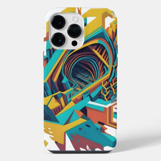 Coque Pour Pour iPhone 14 Pro Max Graffiti du tunnel Tran (Verso)