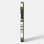 Coque Pour Pour iPhone 14 Pro Max Grandes complexes - Blanc, Sable et Vert Palme (Côté gauche)