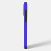 Coque Pour Pour iPhone 14 Pro Max Gras monogramme initial et nom bleu rose (Côté gauche)