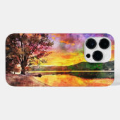 Coque Pour Pour iPhone 14 Pro Max Great Sacandaga Morning I-Phone cover (Verso Horizontal)