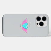 Coque Pour Pour iPhone 14 Pro Max Gris robuste (Verso Horizontal)