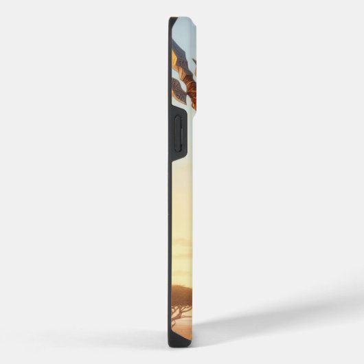 Coque Pour Pour iPhone 14 Pro Max Guerrier de girafe (Côté droit)