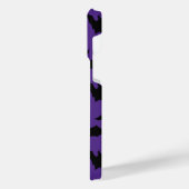 Coque Pour Pour iPhone 14 Pro Max Halloween chauves-souris violet cool éffrayant mot (Côté gauche)