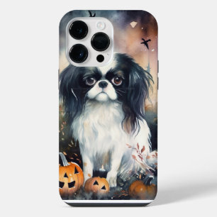 Coque Pour Pour iPhone 14 Pro Max Halloween japonais chinois avec la peur Citrouille
