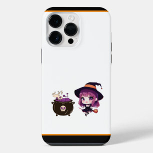 Coque Pour Pour iPhone 14 Pro Max Halloween/sorcière/automne/octobre