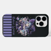 Coque Pour Pour iPhone 14 Pro Max Halloween/Sorcière/violet (Verso Horizontal)
