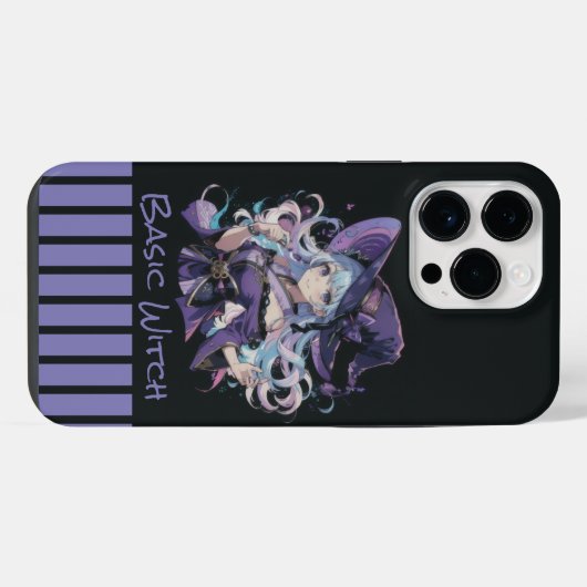 Coque Pour Pour iPhone 14 Pro Max Halloween/Sorcière/violet (Verso Horizontal)