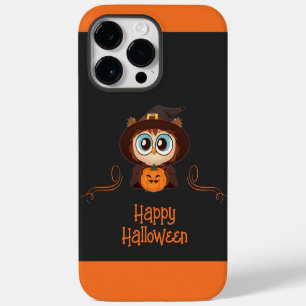 Coque Pour Pour iPhone 14 Pro Max Hibou/Automne/Halloween/citrouille
