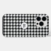 Coque Pour Pour iPhone 14 Pro Max Houndstooth Elegance (Verso Horizontal)