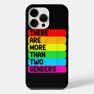 Coque Pour Pour iPhone 14 Pro Max Il y a plus de deux sexes du drapeau arc-en-ciel L