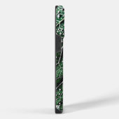 Coque Pour Pour iPhone 14 Pro Max Illustration de feuille macro (Côté droit)