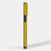 Coque Pour Pour iPhone 14 Pro Max Impression de texture d'alligator jaune (Côté droit)