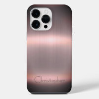 Impression en acier inoxydable en bronze platine