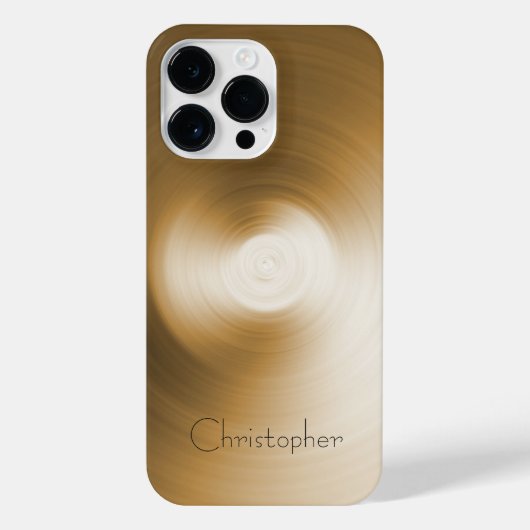 Coque Pour Pour iPhone 14 Pro Max Impression en acier inoxydable orangé titane (Verso)