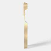 Coque Pour Pour iPhone 14 Pro Max Impression en acier inoxydable titane or (Côté gauche)