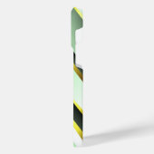 Coque Pour Pour iPhone 14 Pro Max Impression en acier inoxydable vert Titane (Côté gauche)
