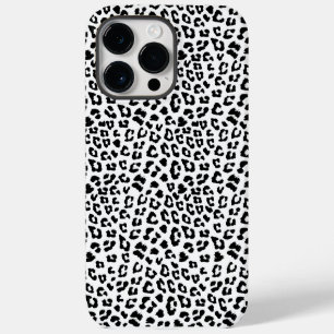 Coque Pour Pour iPhone 14 Pro Max Impression léopard noir et blanc