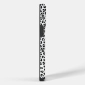 Coque Pour Pour iPhone 14 Pro Max Impression léopard noir et blanc (Côté droit)