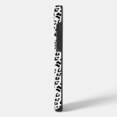 Coque Pour Pour iPhone 14 Pro Max Impression léopard noir et blanc (Côté gauche)