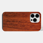 Coque Pour Pour iPhone 14 Pro Max Impression sur bois d'acajou (Verso Horizontal)
