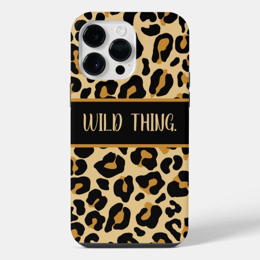 Coque Pour Pour iPhone 14 Pro Max Imprimé Classique Moderne Léopard Personnalisé Cla (Verso)