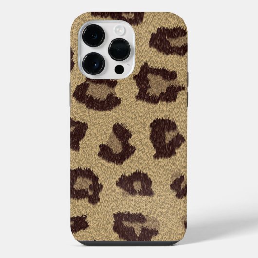 Coque Pour Pour iPhone 14 Pro Max Imprimé léopard (Verso)