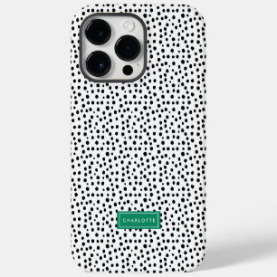 Coque Pour Pour iPhone 14 Pro Max Imprimé personnalisé à pois prépa dalmatien