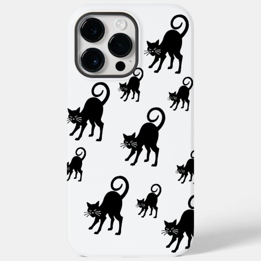 Coque Pour Pour iPhone 14 Pro Max IPhone 14 Pro Max - coque chat noir (Verso)