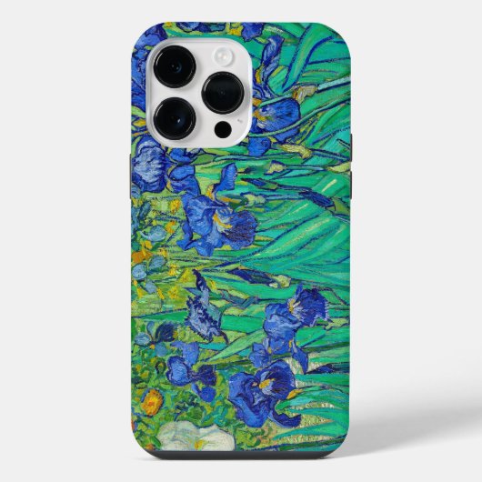 Coque Pour Pour iPhone 14 Pro Max Iris de Van Gogh (Verso)