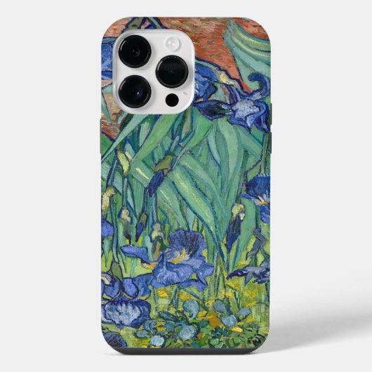 Coque Pour Pour iPhone 14 Pro Max Irises par Van Gogh (Verso)