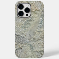 Ivoire Serpent à peau iPhone 14 Coque