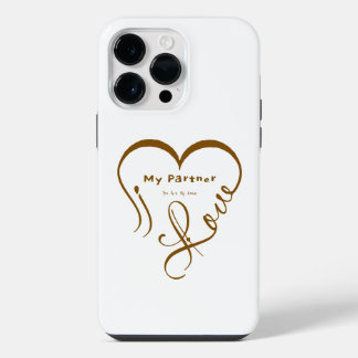 Coque Pour Pour iPhone 14 Pro Max J'aime mon partenaire - Vous êtes mon oreiller déc