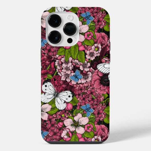 Coque Pour Pour iPhone 14 Pro Max Jardin printanier 2 (Verso)