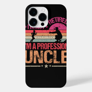 Coque Pour Pour iPhone 14 Pro Max Je ne suis pas à la retraite Je suis un oncle prof