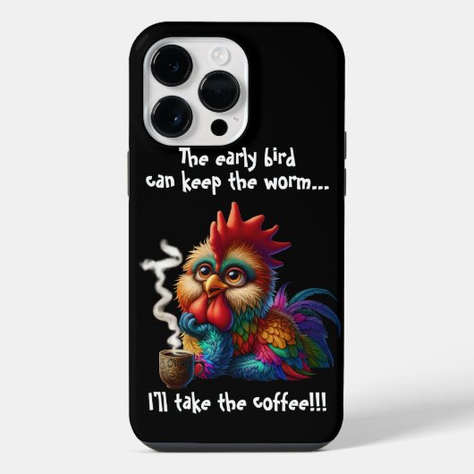 Coque Pour Pour iPhone 14 Pro Max Je prendrai le café (Verso)
