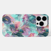 Coque Pour Pour iPhone 14 Pro Max Jewel Tone Floral (Verso Horizontal)