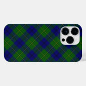 Coque Pour Pour iPhone 14 Pro Max Johnstone tartan bleu vert plaid (Verso Horizontal)