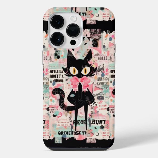 Coque Pour Pour iPhone 14 Pro Max Joli Chat (Verso)