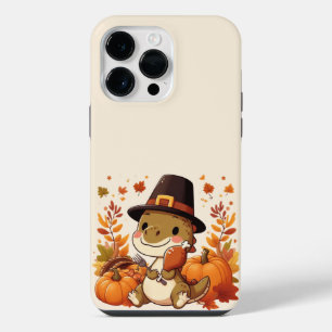 Coque Pour Pour iPhone 14 Pro Max Joli dinosaure de Thanksgiving