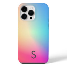 Joli Gradient coloré Personnalisé Monogramme moder