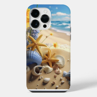 COQUE POUR POUR iPhone 14 PRO MAX JOLIE SAISON SUR UNE PLAGE DE SABLE EN BORD DE MER