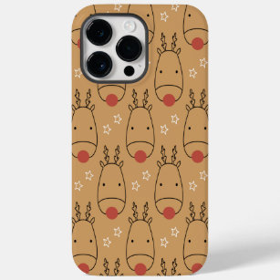 Coque Pour Pour iPhone 14 Pro Max Joyeux Rudolph Starry Hiver Délice