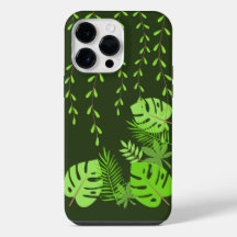 Jungle Feuille Coque-Mate iPhone 14 Pro Max Coque