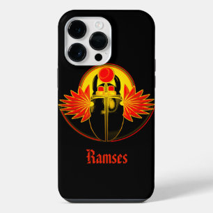 Coque Pour Pour iPhone 14 Pro Max Kherpi Dieu du Soleil levant, scarabée.