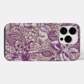 Coque Pour Pour iPhone 14 Pro Max La dentelle de Flore (Verso Horizontal)