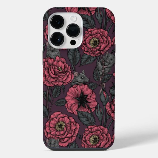 Coque Pour Pour iPhone 14 Pro Max La fête des souris (Verso)