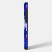Coque Pour Pour iPhone 14 Pro Max Ladybug & Fleur sauvage Midnight Blue (Côté gauche)