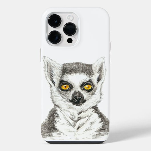 Coque Pour Pour iPhone 14 Pro Max Lémurien (Verso)