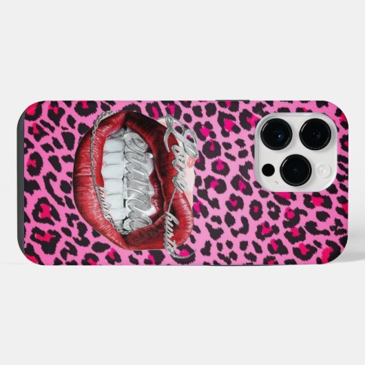 Coque Pour Pour iPhone 14 Pro Max leopard (Verso Horizontal)